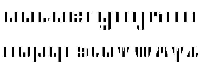 CFB1 American Patriot SPANGLE 2 Bold Italic Font LOWERCASE
