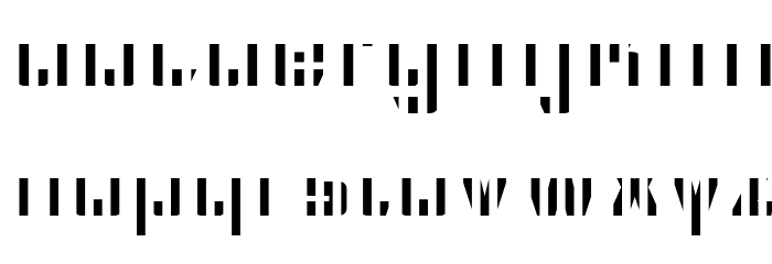 CFB1 American Patriot SPANGLE 2 Bold Italic Font LOWERCASE