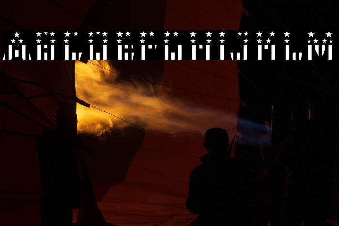 CFB1 American Patriot SPANGLE 2 Bold Example 3