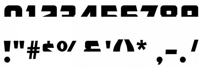 CFB1 American Patriot SPANGLE 2 Normal Italic 字体 其它煤焦
