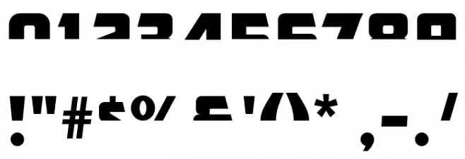 CFB1 American Patriot SPANGLE 2 Normal Italic Font OTHER CHARS