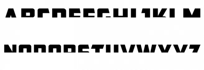 CFB1 American Patriot SPANGLE 2 Normal Italic Schriftart Groß