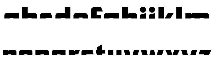 CFB1 American Patriot SPANGLE 2 Normal Italic Font LOWERCASE