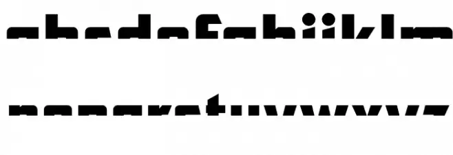 CFB1 American Patriot SPANGLE 2 Normal Italic 字体 小写