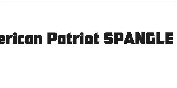 CFB1 American Patriot SPANGLE 2 Normal Logo