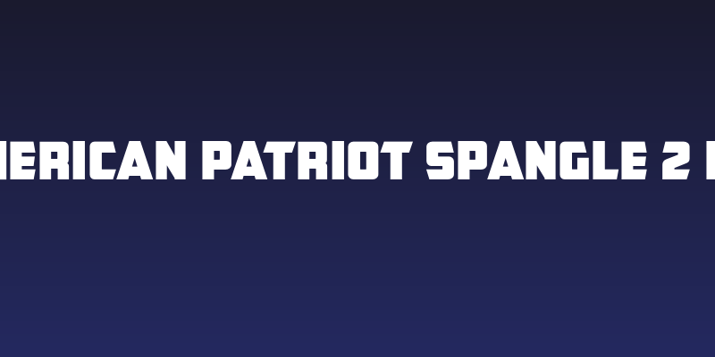 CFB1 American Patriot SPANGLE 2 Normal Social Header