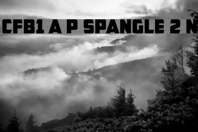 CFB1 American Patriot SPANGLE 2 Normal Font examples