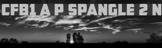 CFB1 American Patriot SPANGLE 2 Normal Font examples