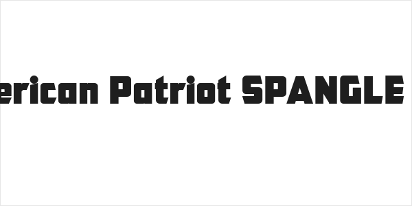 CFB1 American Patriot SPANGLE 2 Normal Logo