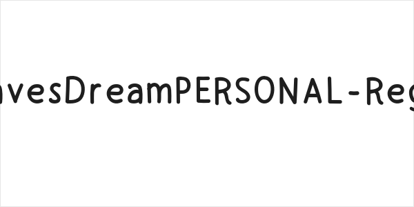 CFDavesDreamPERSONAL-Regular Logo