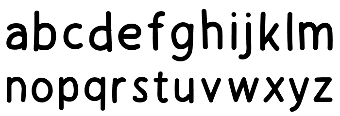 CFDavesDreamPERSONAL-Regular Font LOWERCASE