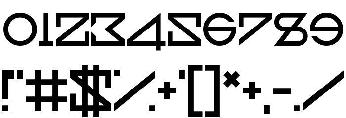 Cfour Font OTHER CHARS