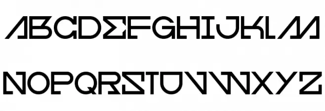 Cfour Schriftart Groß