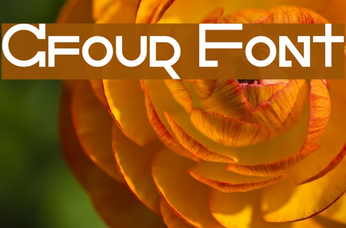Cfour Font examples