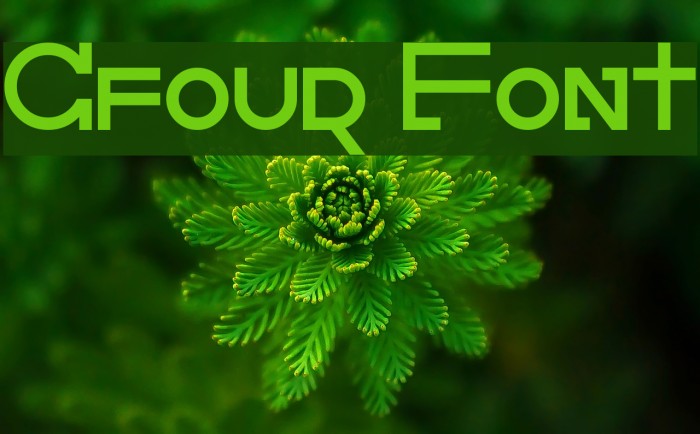 Cfour Font examples