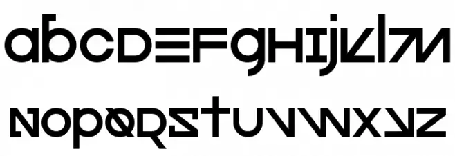 Cfour Font LOWERCASE