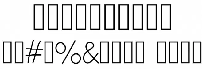 Cfun Font OTHER CHARS