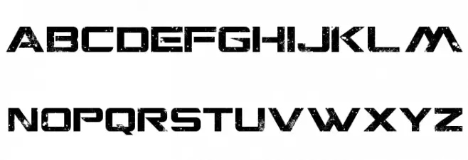 CGF Locust Resistance Schriftart Kleinbuchstaben