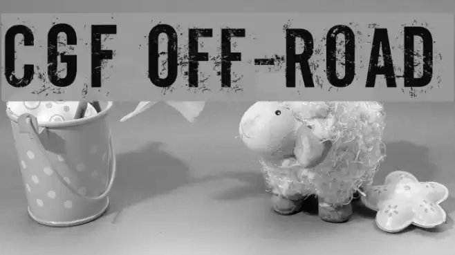 CGF Off-Road Font examples