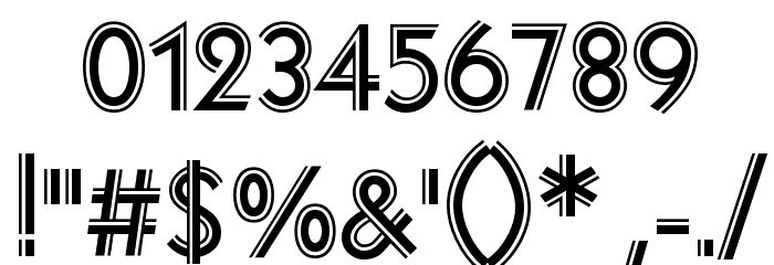 CgZeppelin Font OTHER CHARS