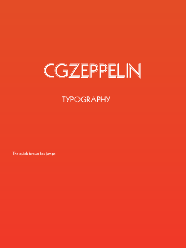 CgZeppelin Poster