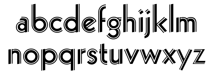 CgZeppelin Font LOWERCASE