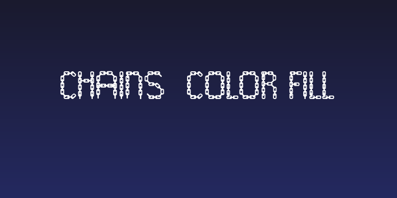 CHAINS  Color Fill Social Header