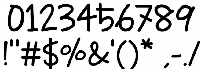 CHAMOMILE TEA Font OTHER CHARS