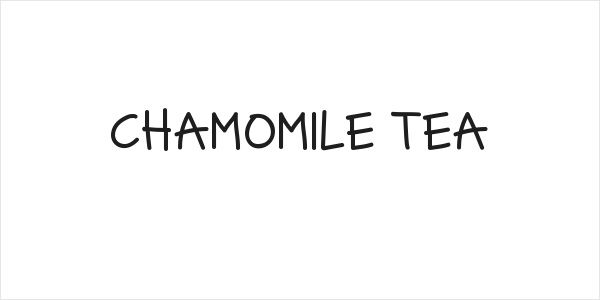 CHAMOMILE TEA Logo