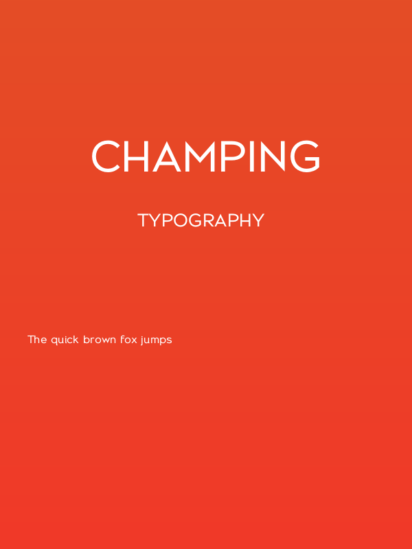 CHAMPING Poster