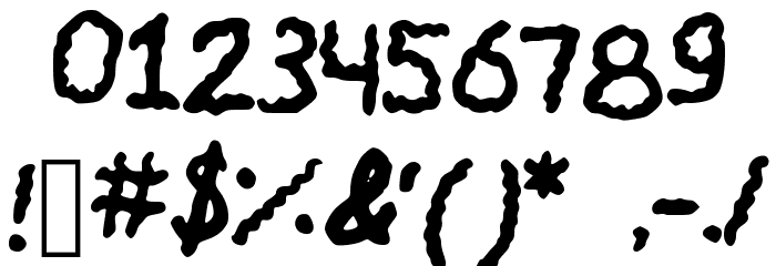 CHANDELIER Font OTHER CHARS