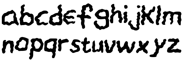 CHANDELIER Font LOWERCASE
