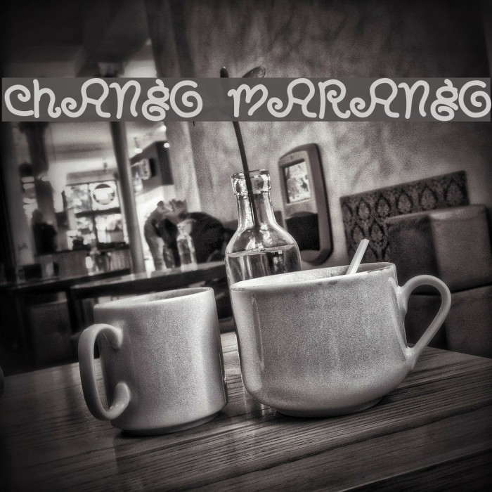 CHANGO MARANGO Font examples
