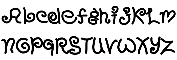 CHANGO MARANGO Font LOWERCASE