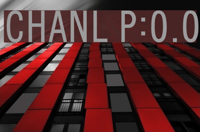 CHANL Plain:0.0 Font examples