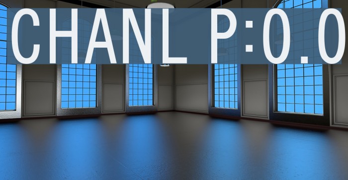 CHANL Plain:0.0 Font examples