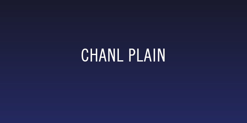 CHANL Plain Social Header