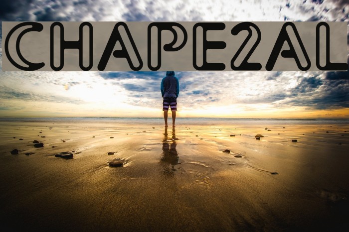 CHAPE2AL Font examples