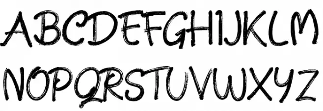 CHARLES BROWN Font UPPERCASE