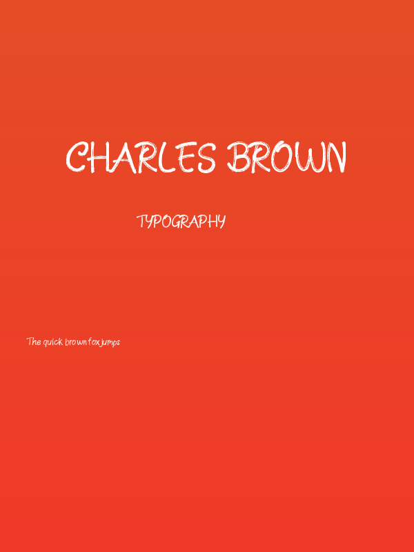 CHARLES BROWN Poster