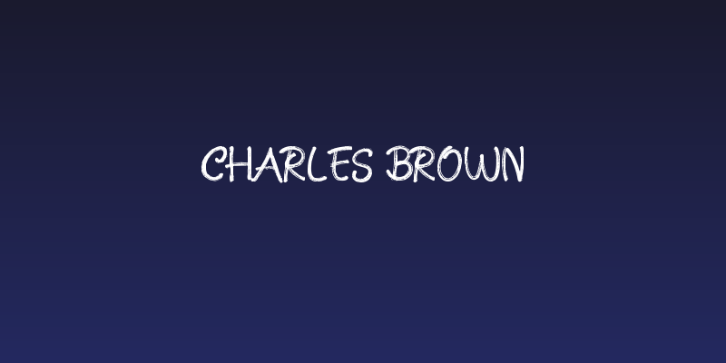 CHARLES BROWN Social Header