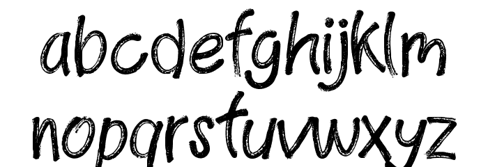 CHARLES BROWN Font LOWERCASE