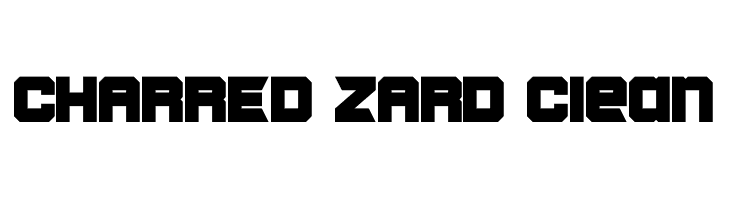 CHARRED ZARD Clean  नि: शुल्क फ़ॉन्ट्स डाउनलोड