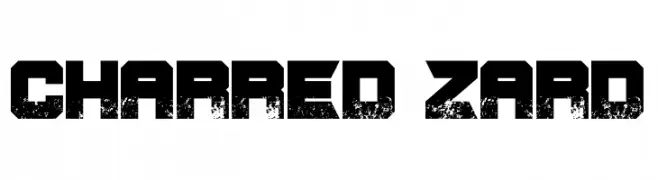 CHARRED ZARD  Frei Schriftart Herunterladen