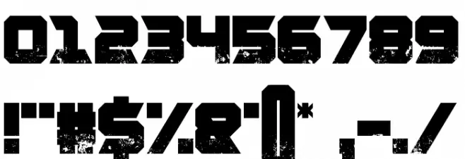 CHARRED ZARD Font OTHER CHARS