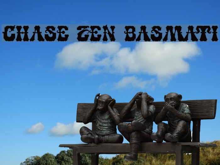CHASE ZEN BASMATI Font examples