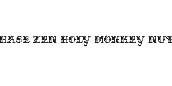 CHASE ZEN HOLY MONKEY NUTS Logo