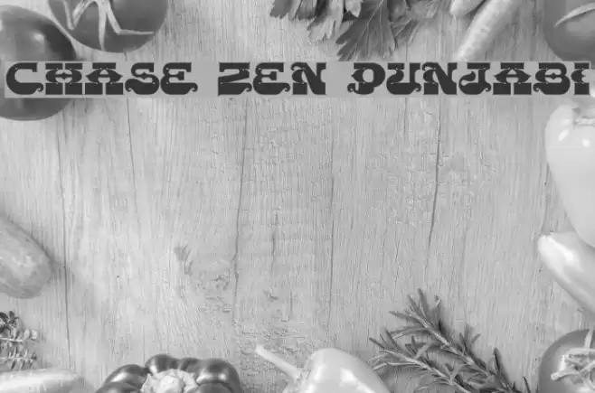 CHASE ZEN PUNJABI Font examples