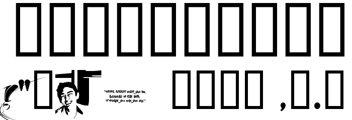 CHASE ZEN SPRAWL Font OTHER CHARS