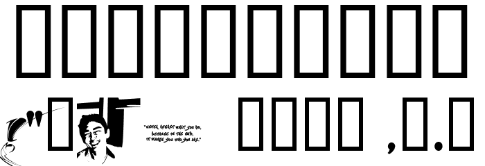 CHASE ZEN SPRAWL Font OTHER CHARS
